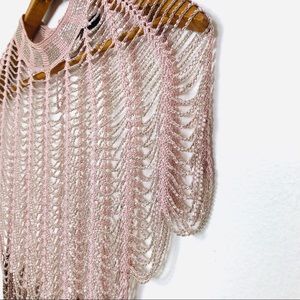Blush Ombré Beaded Top